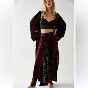 NWT Free‎ People Magic Hour Leggings in Midnight Combo Size Small